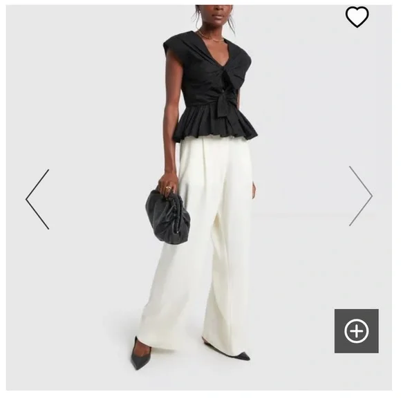 NWT! TOVE Elen Top Tie Blouse 34 0 XS - Picture 3 of 8